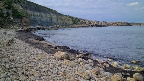 Imġiebaħ Bay view in Malta Stock Footage 168968959