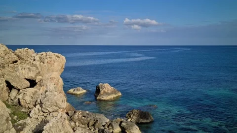 Imġiebaħ Bay view in Malta Stock Footage 168969141