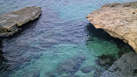 Imġiebaħ Bay view in Malta Stock Footage 168969181