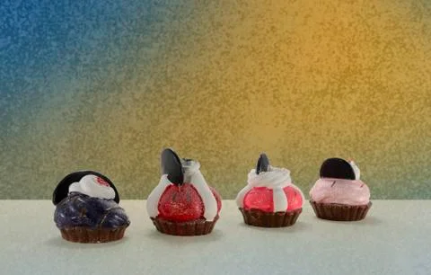 Imitation cupckaes Stock Photos