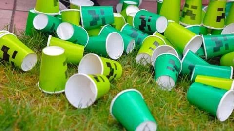 Imitation of elements of a children's computer game 库存照片