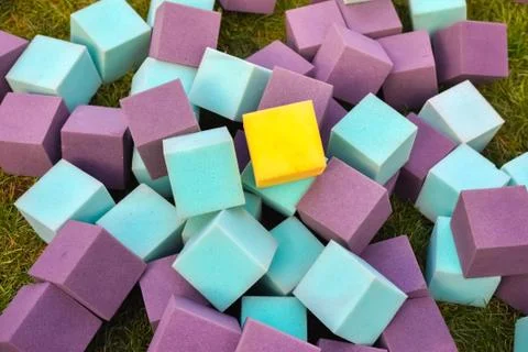 Imitation of elements of a children's computer game Stock Photos