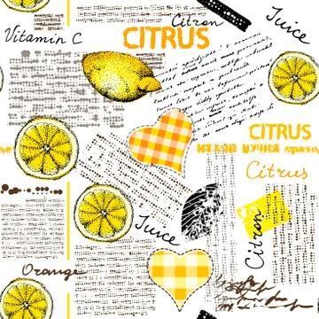 Imitation of newspaper Stock Illustration