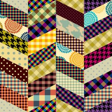 Imitation of a patchwork Stock Illustration