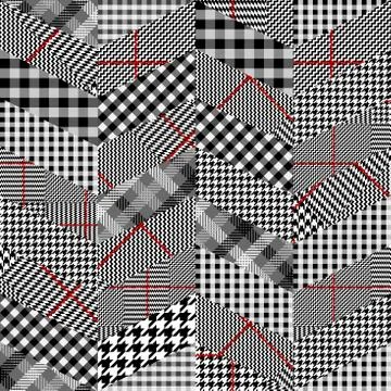 Imitation of a patchwork Stock Illustration