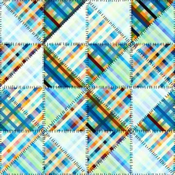 Imitation of a patchwork Illustrazione stock