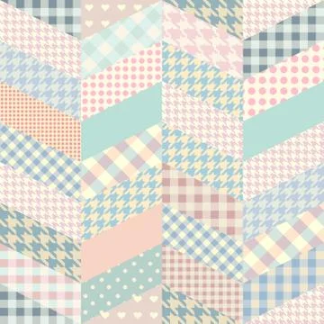 Imitation of a patchwork Illustrazione stock