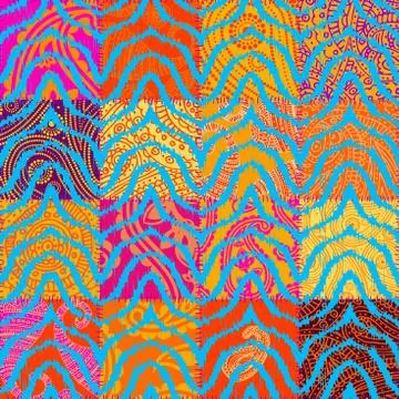 Imitation of a patchwork Stock Illustration