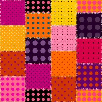 Imitation of a patchwork Stock Illustration