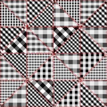 Imitation of a patchwork Stock-Illustration