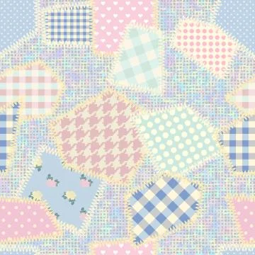Imitation of a patchwork 스톡 일러스트