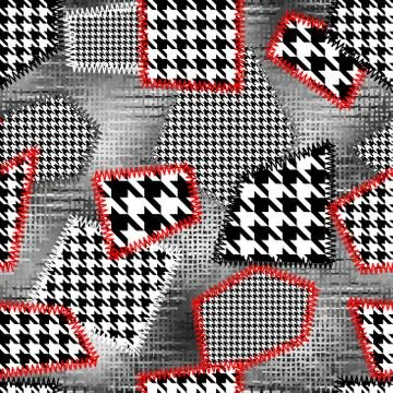 Imitation of a patchwork 스톡 일러스트