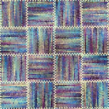 Imitation of a patchwork Stock Illustration