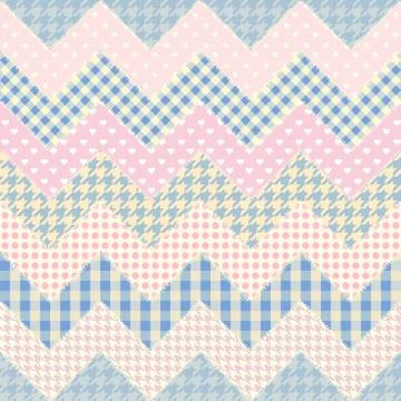 Imitation of a patchwork イラスト素材
