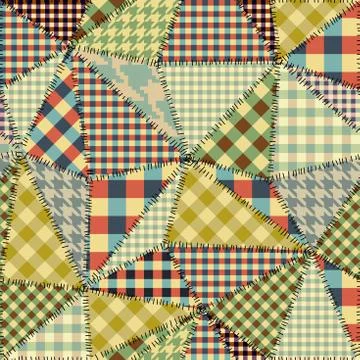 Imitation of a patchwork Stock-Illustration