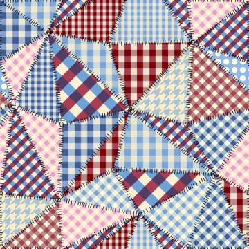 Imitation of a patchwork Stock-Illustration