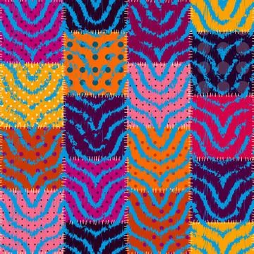 Imitation of a patchwork Stock Illustration