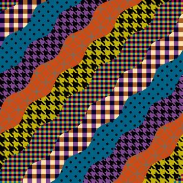 Imitation of a patchwork Stock Illustration