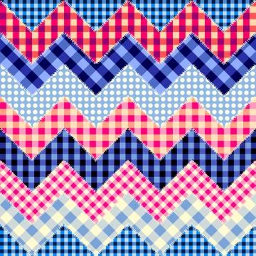 Imitation of a patchwork Illustrazione stock