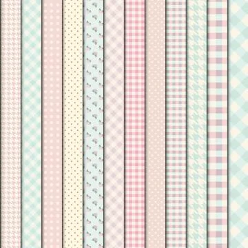 Imitation of a patchwork イラスト素材