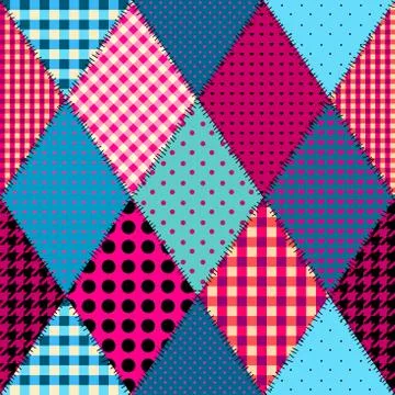 Imitation of a patchwork Stock Illustration