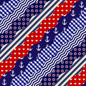 Imitation of a patchwork Stock Illustration