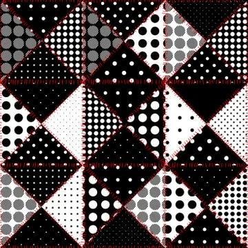 Imitation of a patchwork 스톡 일러스트