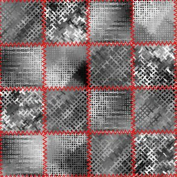 Imitation of a patchwork Stock Illustration