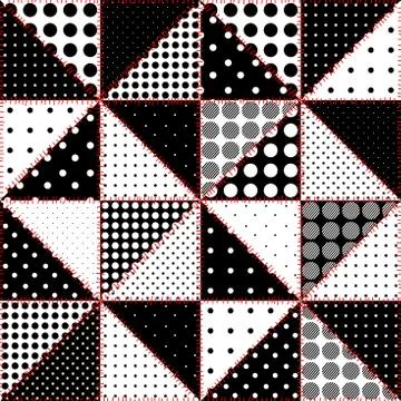 Imitation of a patchwork Stock-Illustration