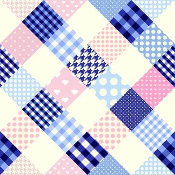 Imitation of a patchwork Stockillustratie