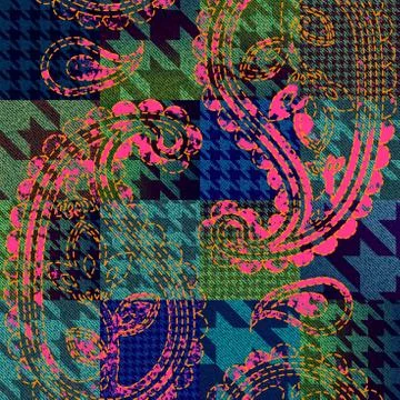 Imitation of a patchwork Stock Illustration