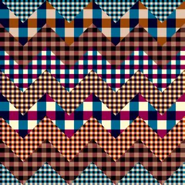 Imitation of a patchwork. Seamless vector image. 스톡 일러스트