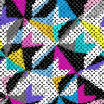 Imitation of a texture of rough canvas. Seamless pattern. 스톡 일러스트
