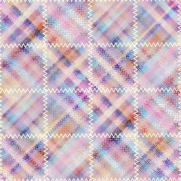 Imitation of a texture of rough canvas. Seamless pattern. Stock Illustration