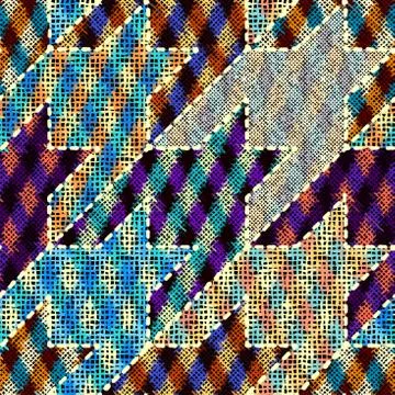 Imitation of a texture of rough canvas. Seamless pattern. 스톡 일러스트