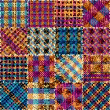 Imitation of a texture of rough canvas. Seamless pattern. Vector image. イラスト素材