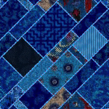 Imitation of a texture of rough canvas. Seamless pattern. イラスト素材