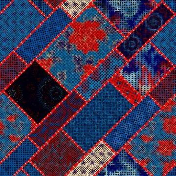 Imitation of a texture of rough canvas. Seamless pattern. 스톡 일러스트