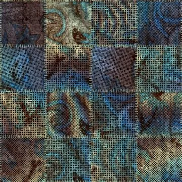 Imitation of a texture of rough canvas. Seamless pattern. Stock Illustration