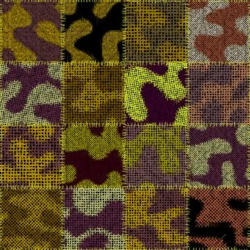 Imitation of a texture of rough canvas. Seamless pattern. Stock Illustration