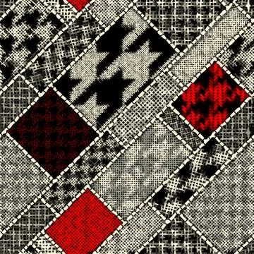 Imitation of a texture of rough canvas. Seamless pattern. Illustrazione stock