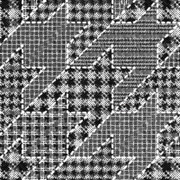 Imitation of a texture of rough canvas. Seamless pattern. Illustrazione stock