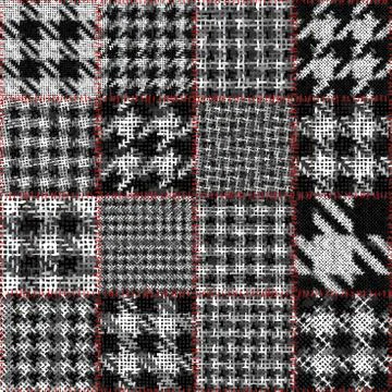 Imitation of a texture of rough canvas. Seamless pattern. Stock Illustration