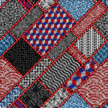 Imitation of a texture of rough canvas. Seamless pattern. イラスト素材