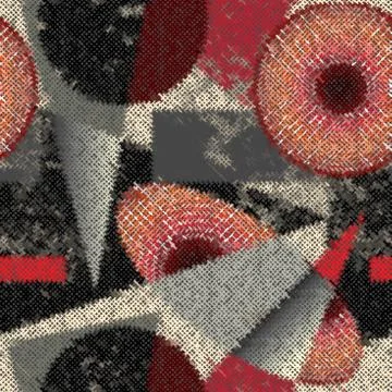 Imitation of a texture of rough canvas. Seamless pattern. Stock Illustration