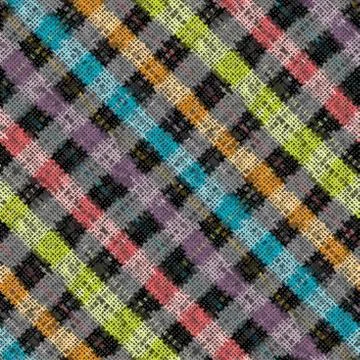 Imitation of a texture of rough canvas. Seamless pattern. イラスト素材