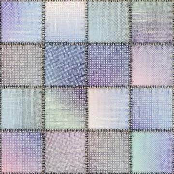 Imitation of a texture of rough canvas. Seamless pattern. Stock Illustration