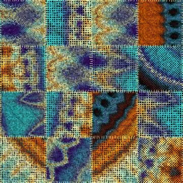 Imitation of a texture of rough canvas. Seamless pattern. Stockillustratie