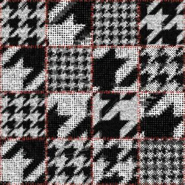 Imitation of a texture of rough canvas. Seamless pattern. Stockillustratie