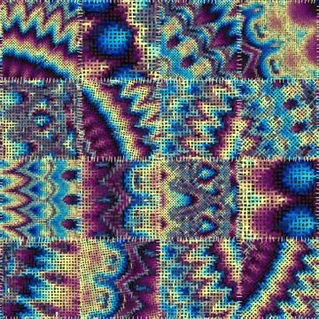 Imitation of a texture of rough canvas. Seamless pattern. Stock Illustration